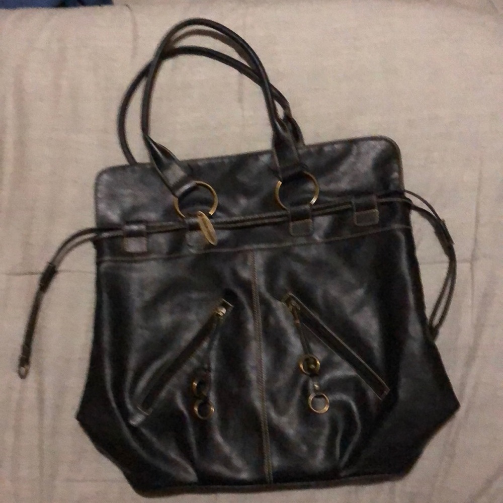 TODAY ONLY:CHINESE LAUNDRY Large Shoulder Black Bag